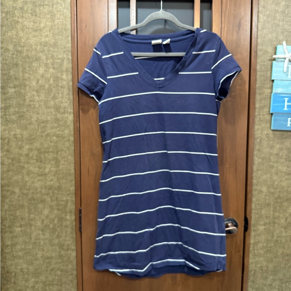 C&C California Casual V-Neck Women's T-Shirt Dress